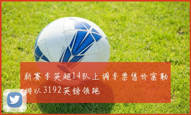 新赛季英超14队上调季票售价富勒姆以3192英镑领跑